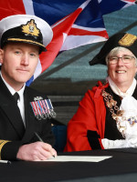 Blyth's Mayor signs Armed Forces Covenant Blyth Town AFCS 1