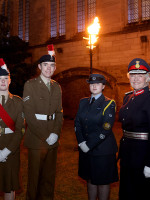 Lord Lieutenant of Northumberland's Lighting of the Beacon VE Day Celebrations LL Cadets with LL